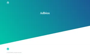 Screenshot of https://adbios.com/