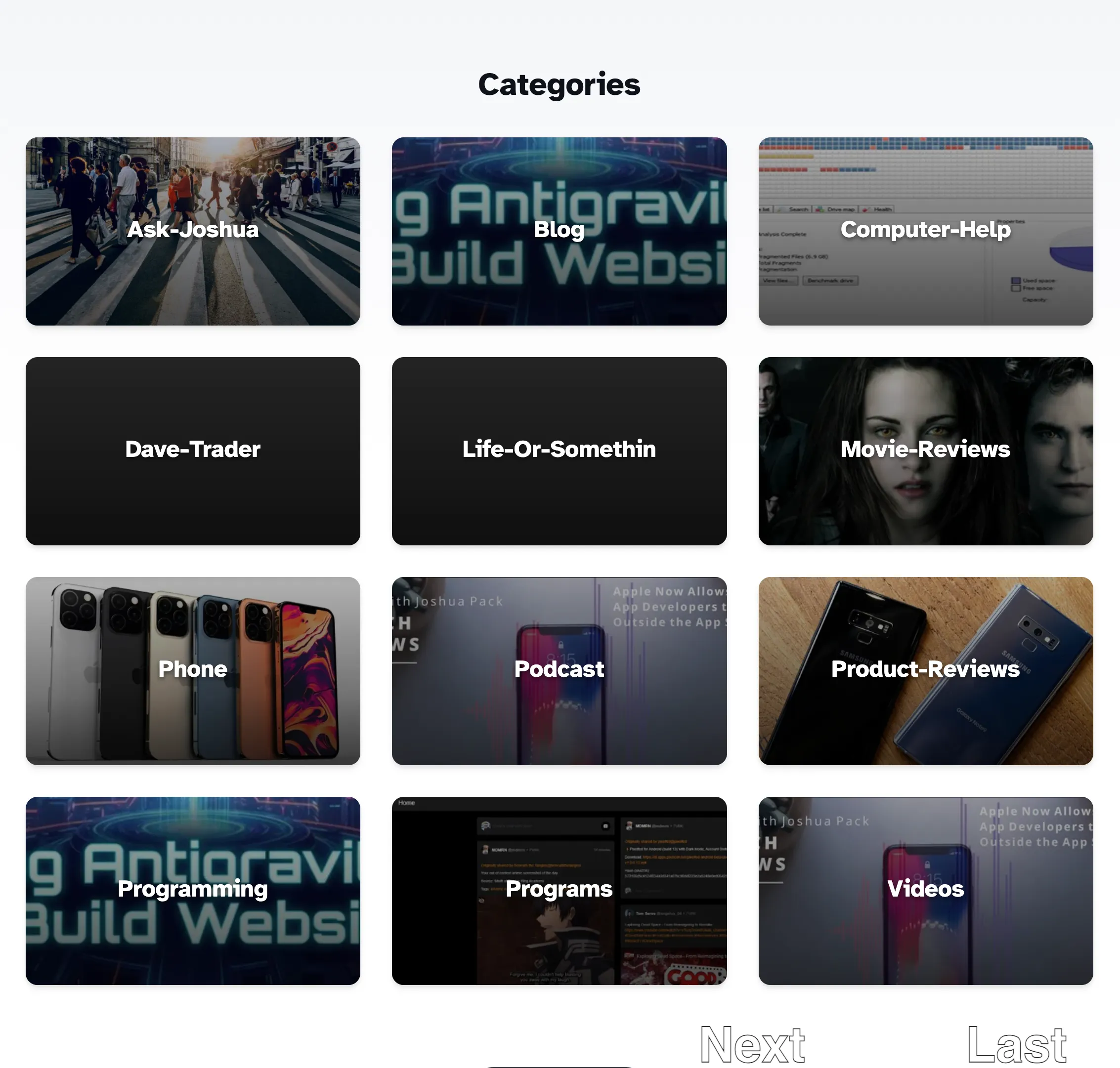 Category Page
