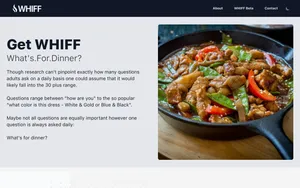 Screenshot of https://getwhiff.info/