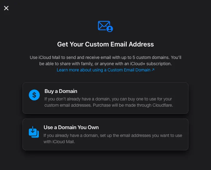 Adding a custom domain