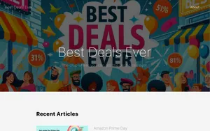 Screenshot of https://www.bestdealsever.club/