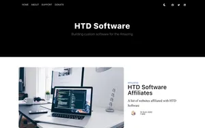 Screenshot of https://www.htdsoftware.com/